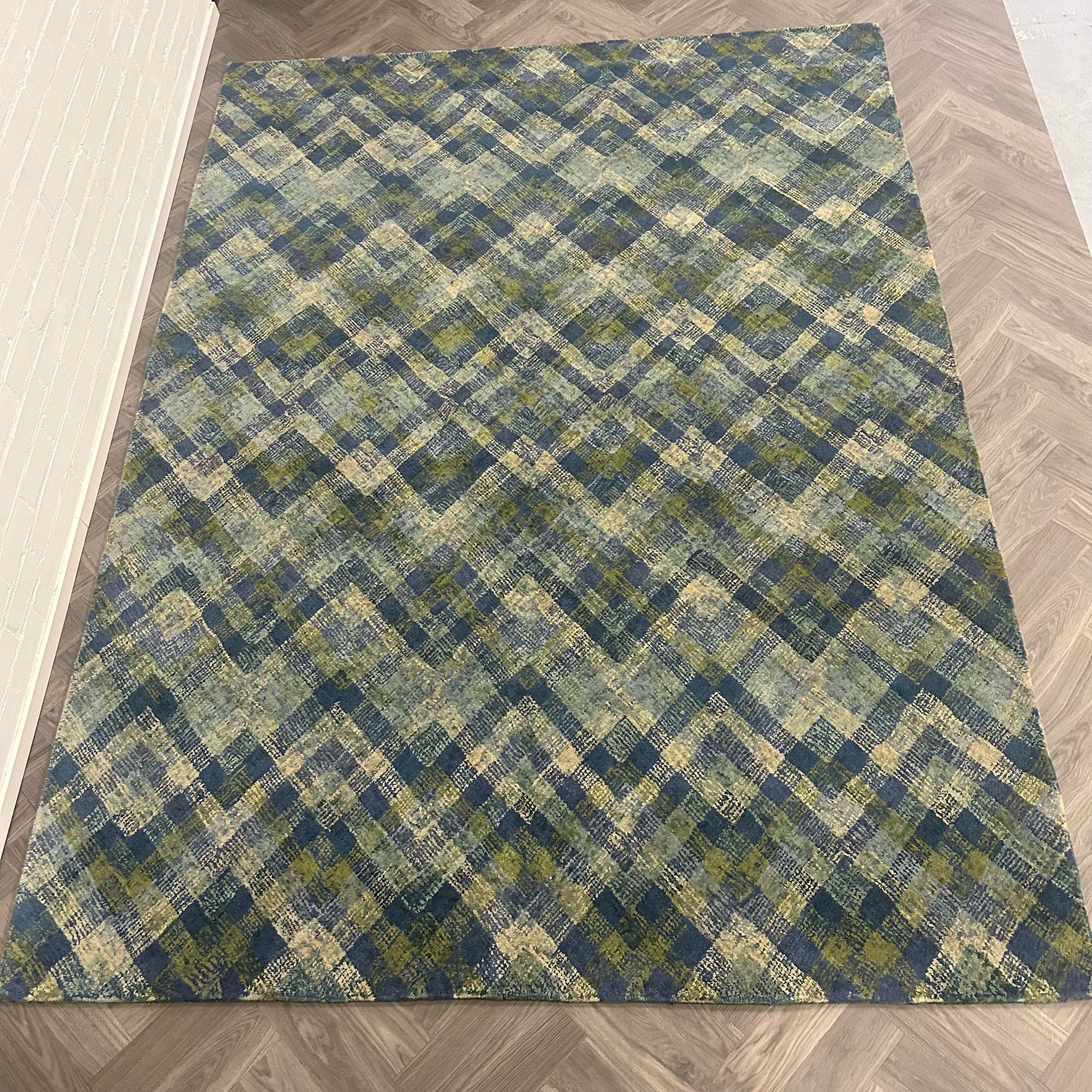 Brinker Carpets Velasco Coble Blue Vloerkleed - 240x340cm - aanzicht 2 - Vloerkleden Koning
