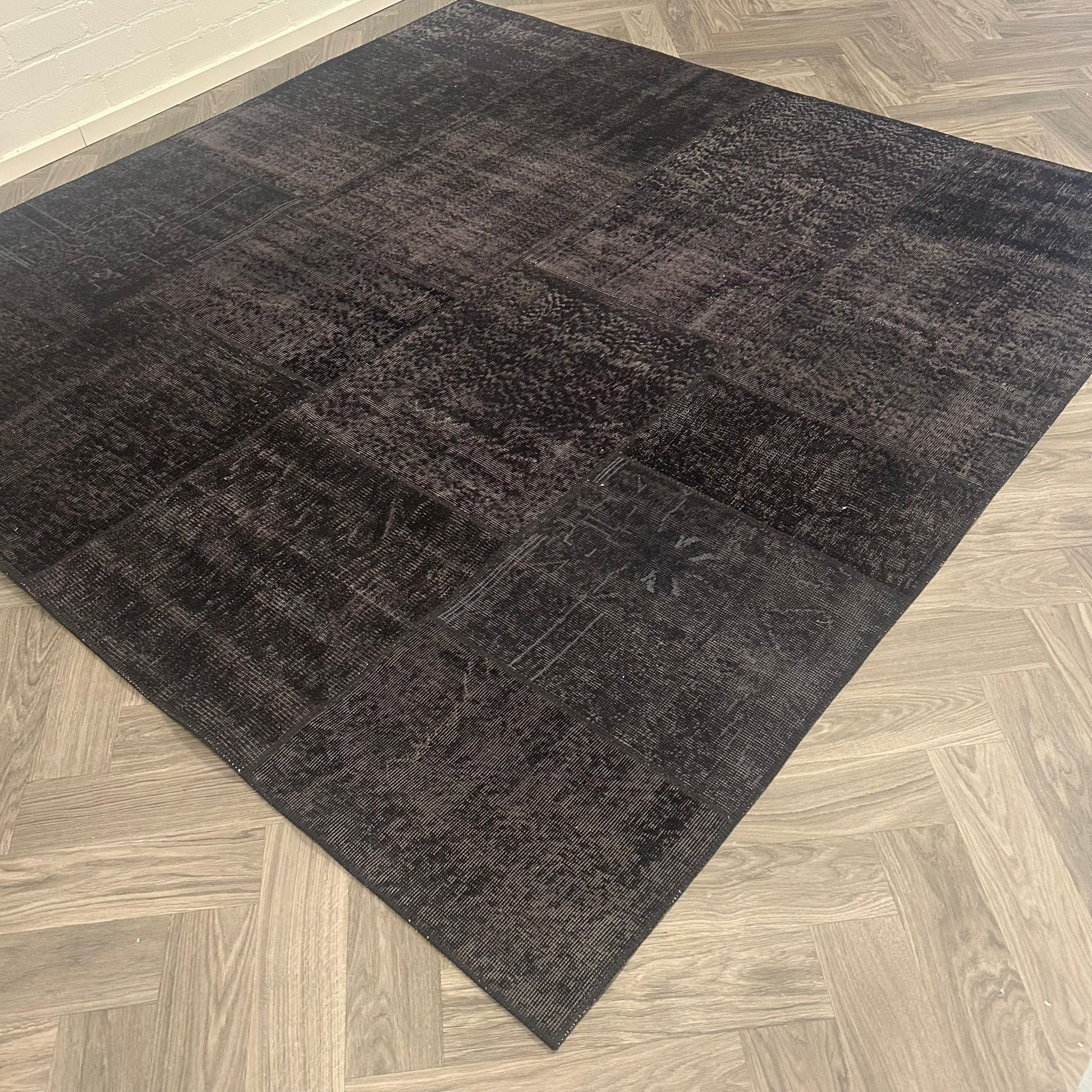 Brinker Carpets Vintage Black Vloerkleed - 240x240cm - Vloerkleden Koning