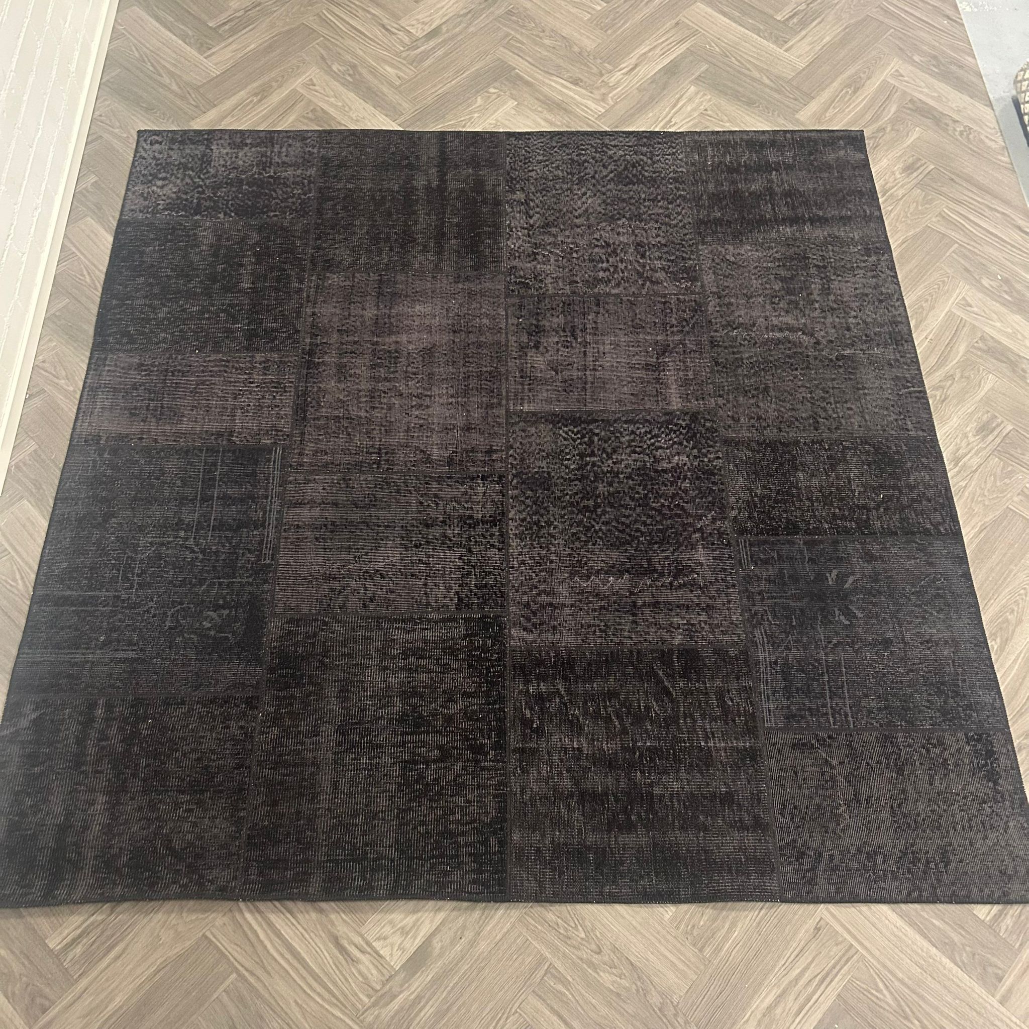 Brinker Carpets Vintage Black Vloerkleed - 240x240cm - Vloerkleden Koning