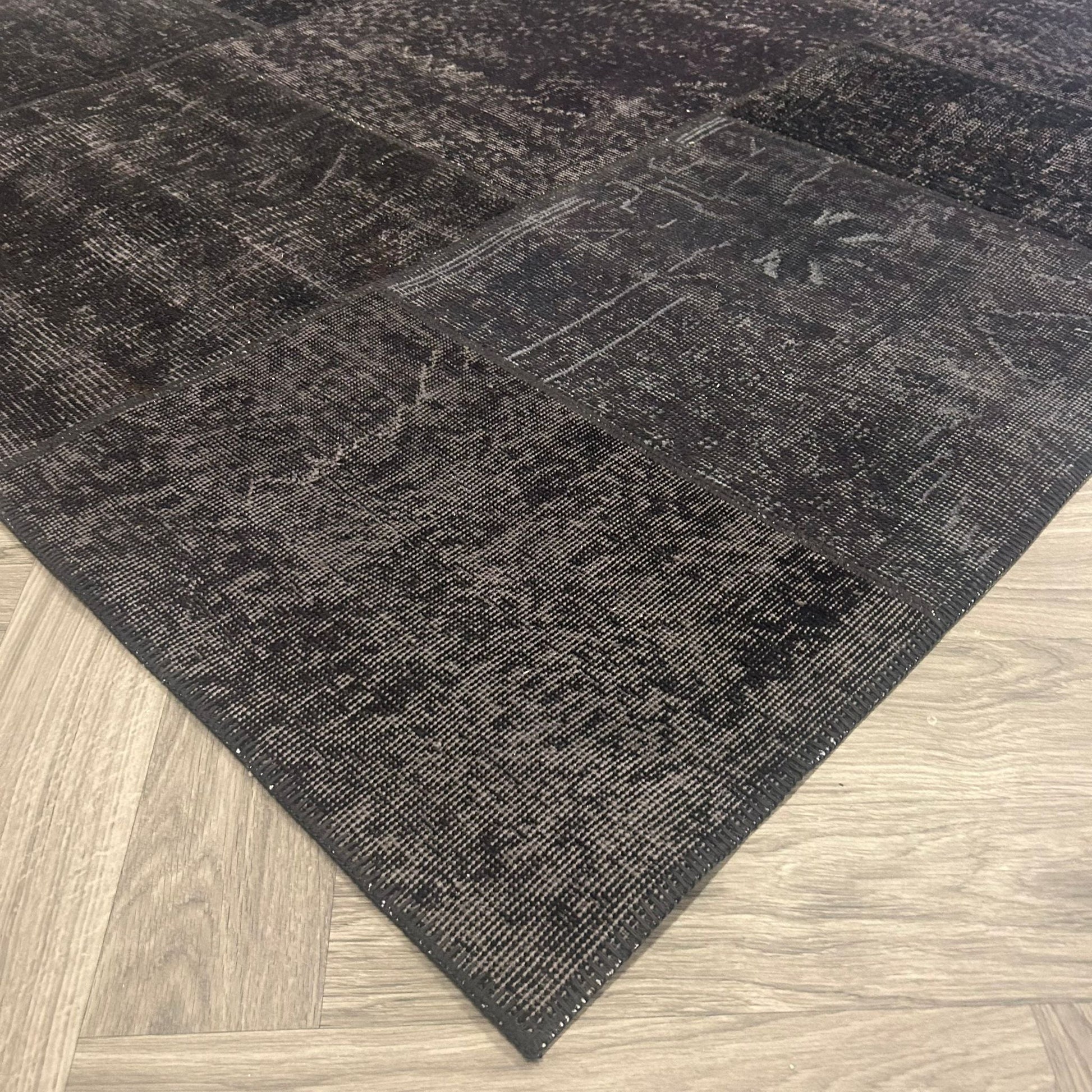 Brinker Carpets Vintage Black Vloerkleed - 240x240cm - aanzicht 3 - Vloerkleden Koning