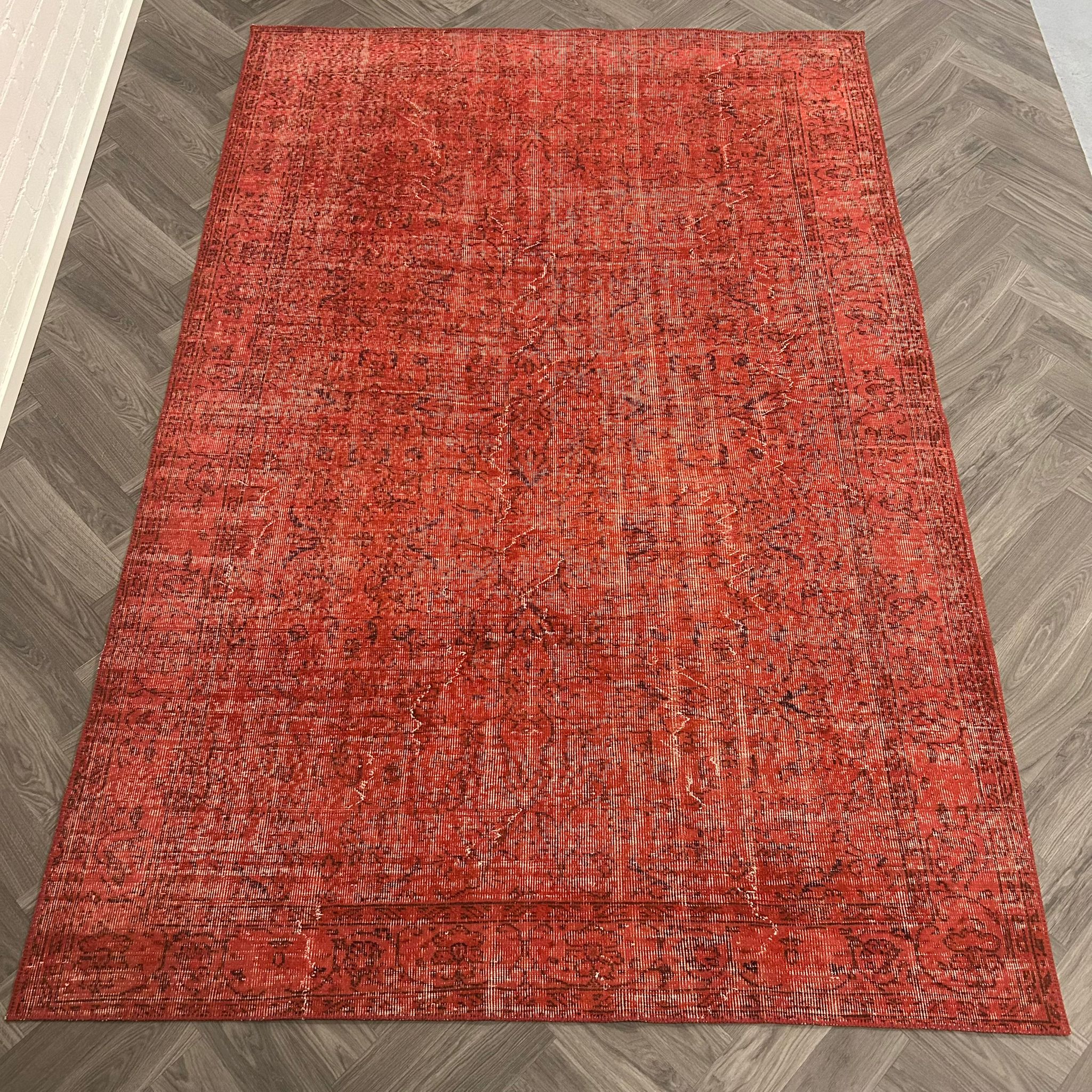 Brinker Carpets Vintage carpet 2421 Red - 200x300cm - Vloerkleden Koning