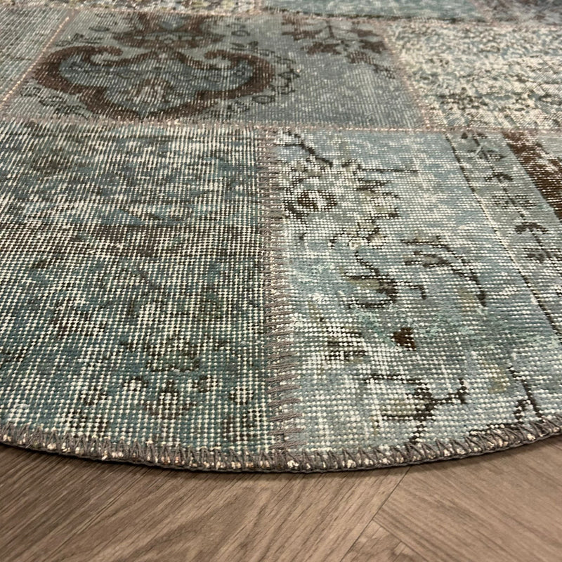 Brinker Carpets Vintage Light Blue Vloerkleed - 170x170cm