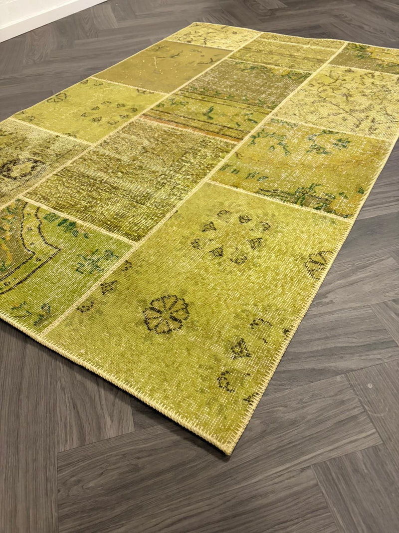Brinker Carpets Vintage Yellow Vloerkleed - 120x180cm - aanzicht 1 - Vloerkleden Koning