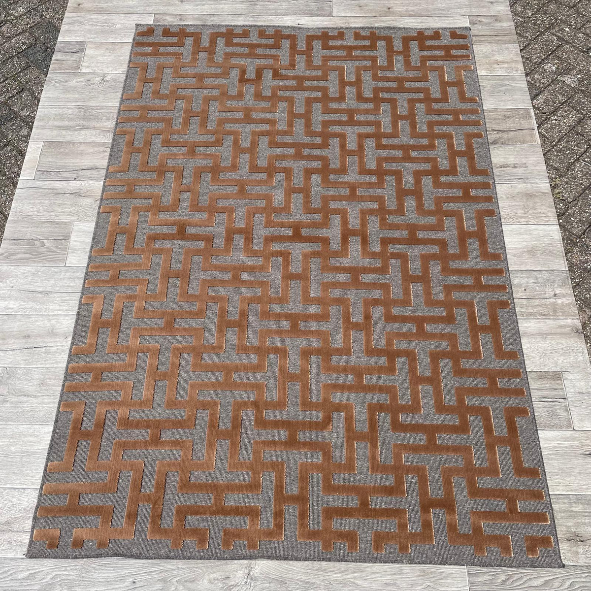 Brinker Chiara Wood Vloerkleed - 240x340cm - QF Living