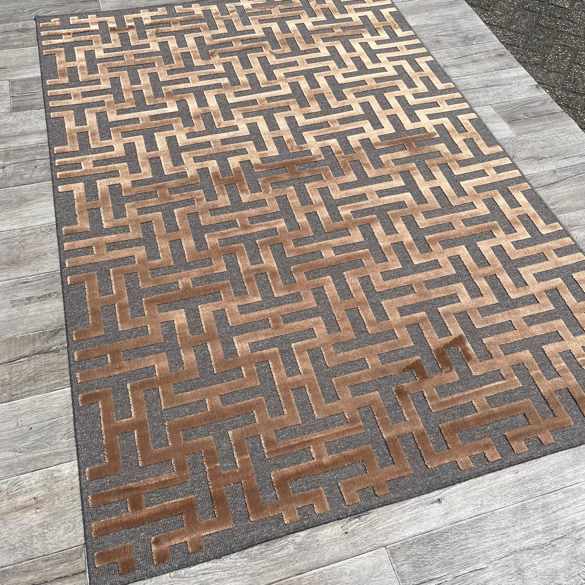 Brinker Chiara Wood Vloerkleed - 240x340cm - QF Living