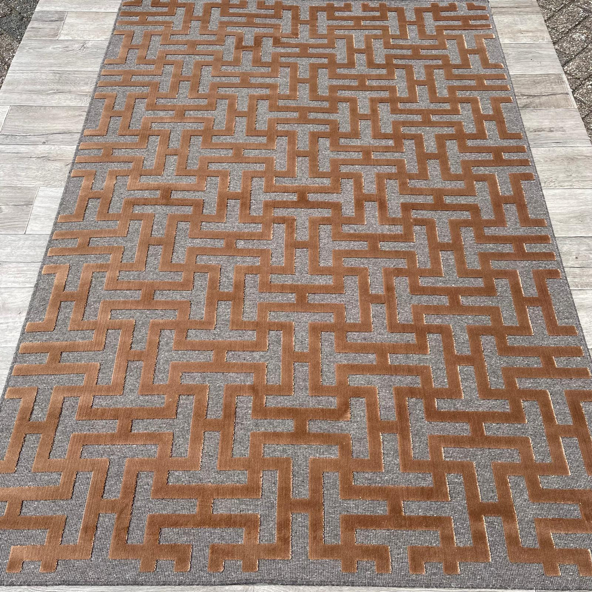 Brinker Chiara Wood Vloerkleed - 240x340cm - QF Living