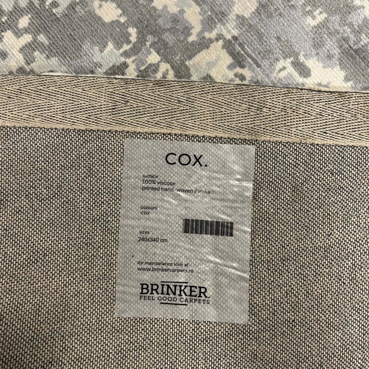 Brinker Cox Vloerkleed - 240x340cm - QF Living