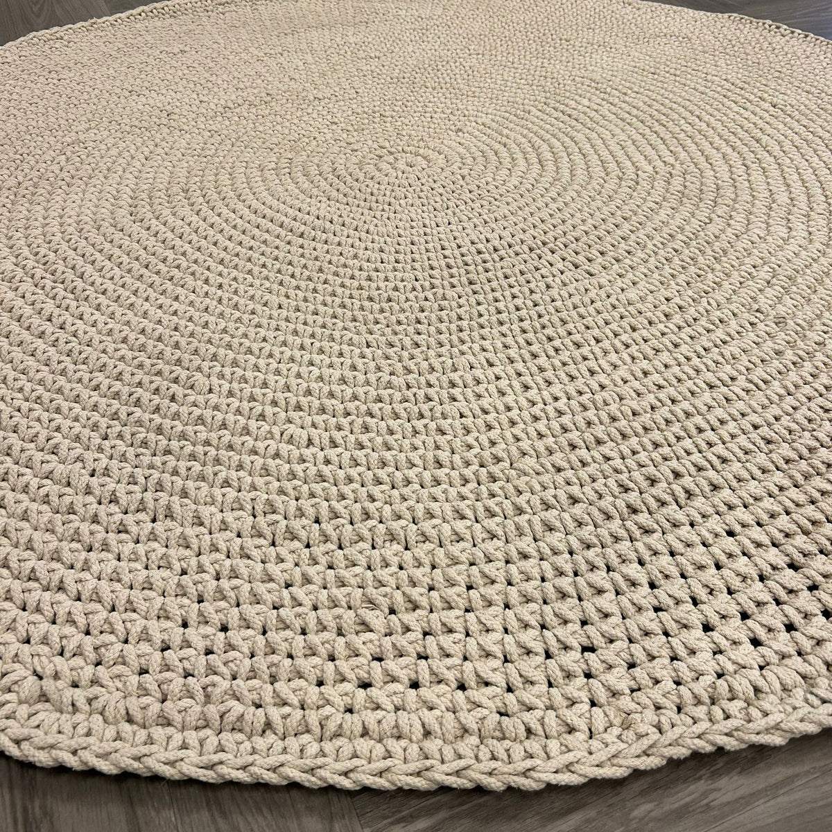 Brinker CW - 188 Naturel 101 Vloerkleed - 160x160cm - QF Living
