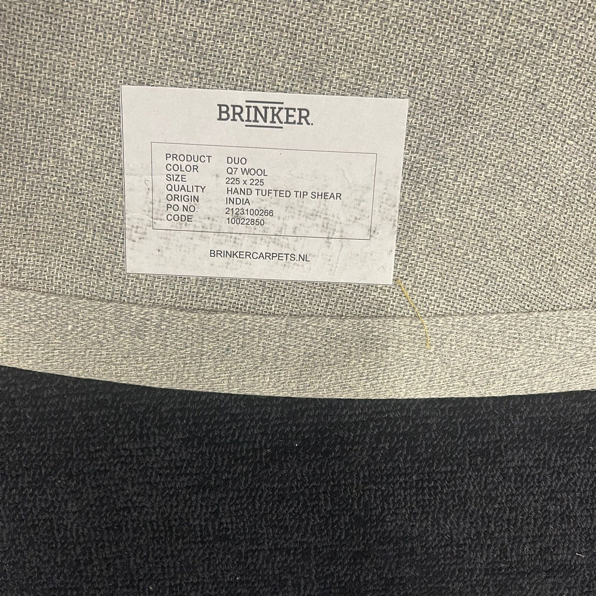 Brinker Duo Q7 Vloerkleed - 225x225cm - QF Living