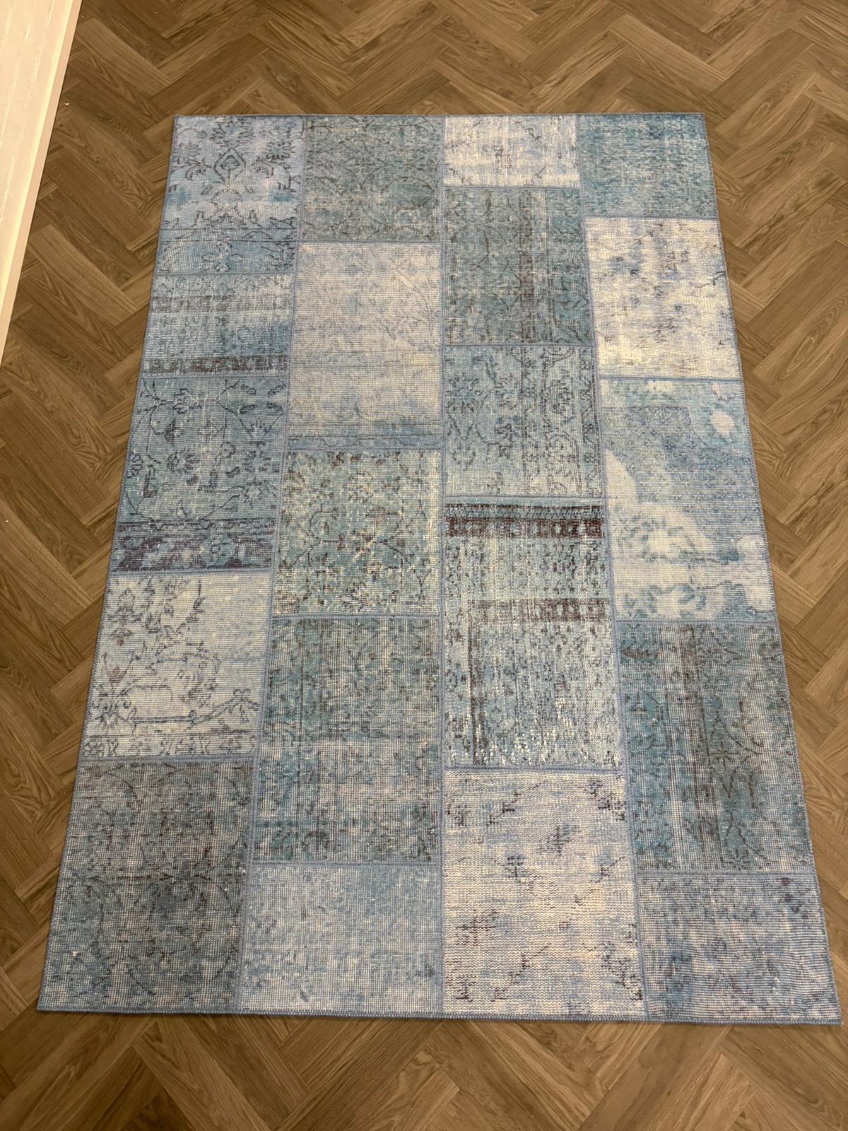 Brinker Estate Patchwork Blue - 190x290cm - QF Living