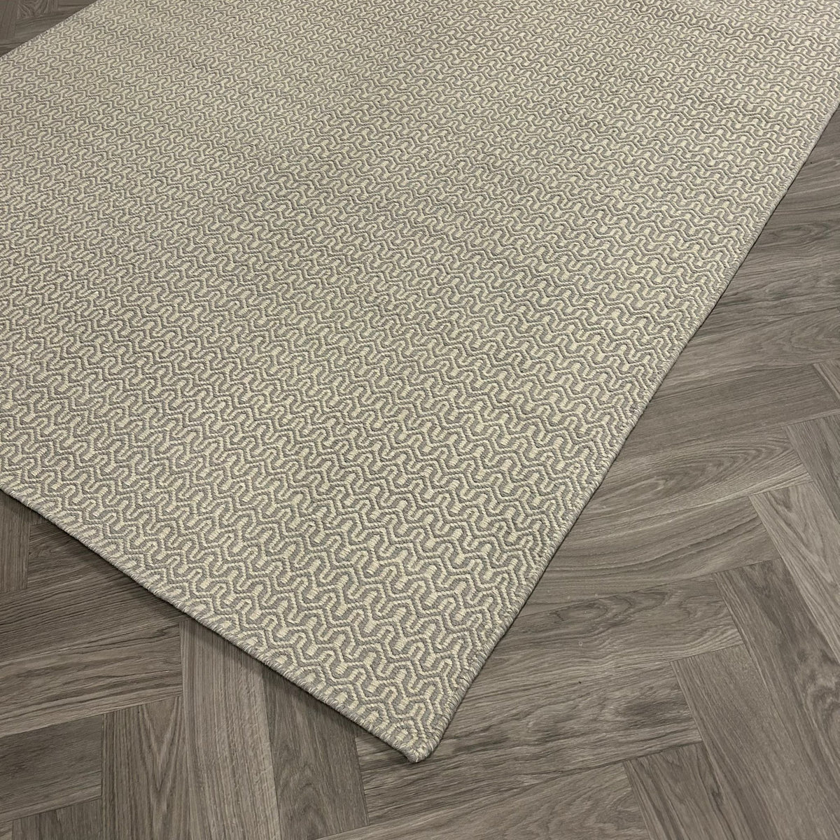 Brinker Flat Weave Piller 03 Smoke Vloerkleed - 200x280cm - QF Living