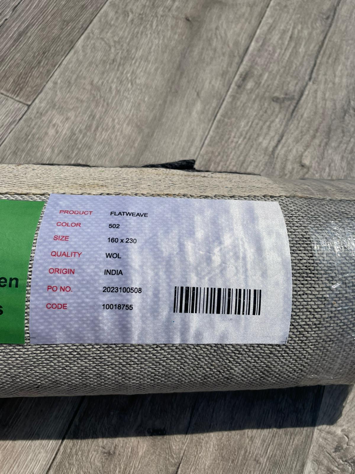 Brinker Flatweave 502 Vloerkleed - 160x230cm - QF Living
