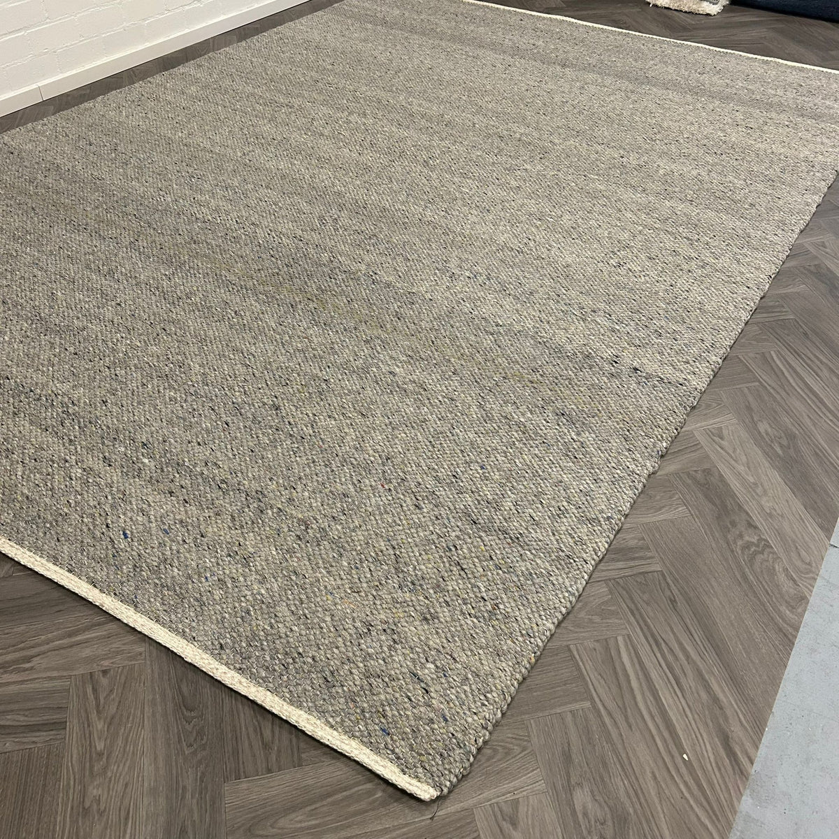 Brinker Flatweave Beige Vloerkleed - 240x340cm - QF Living