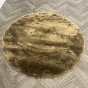 Brinker Fluffy Jaguar Brown - 180x180cm - QF Living
