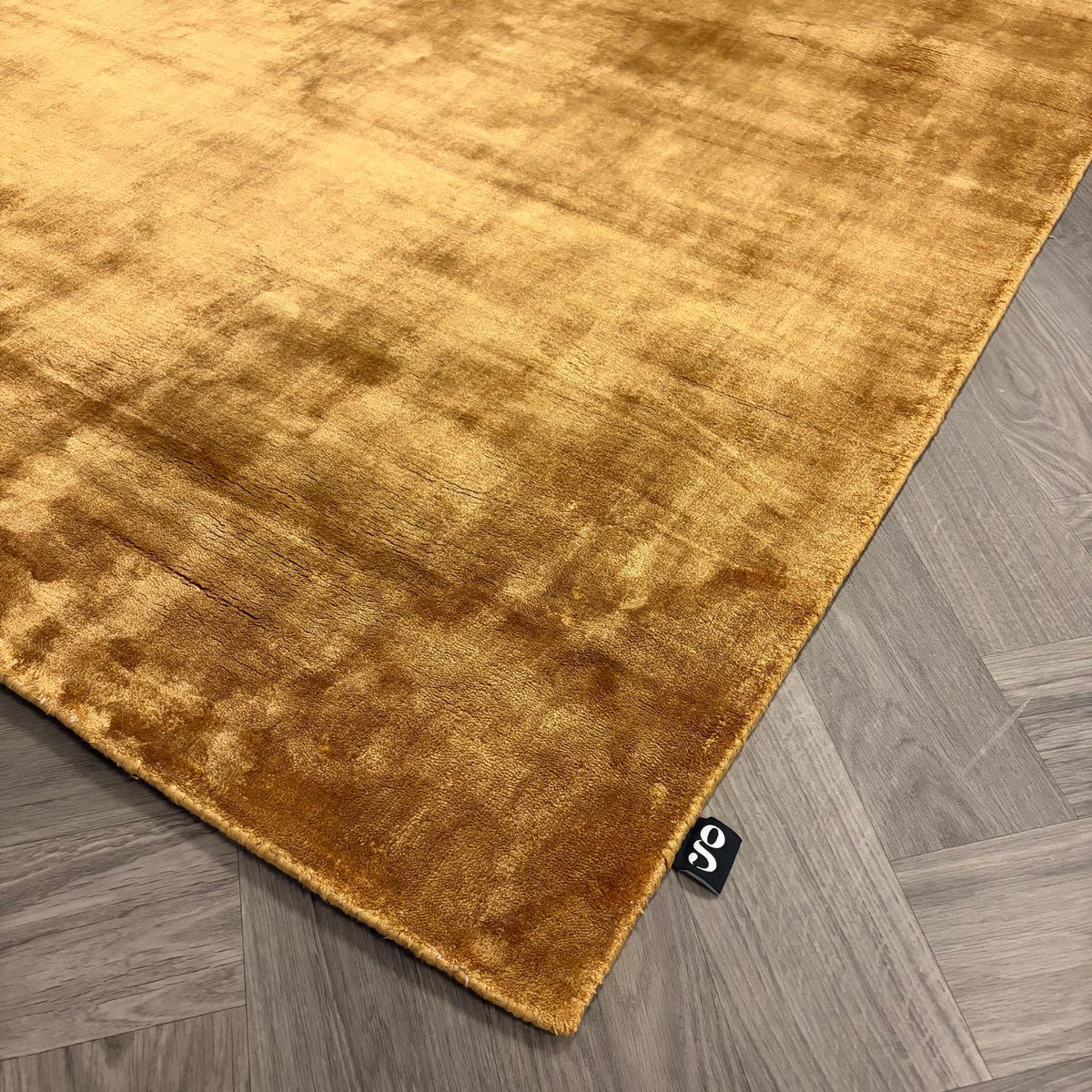 Brinker Goossens Russel Goud Vloerkleed - 170x230cm - QF Living