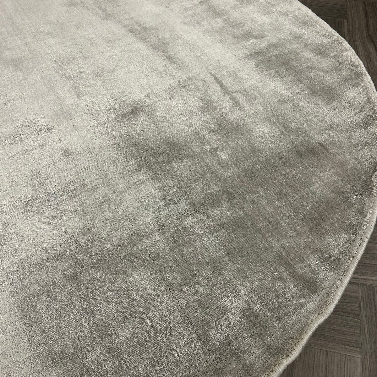 Brinker Goossens Russel Zilver Vloerkleed - 160x160cm - QF Living