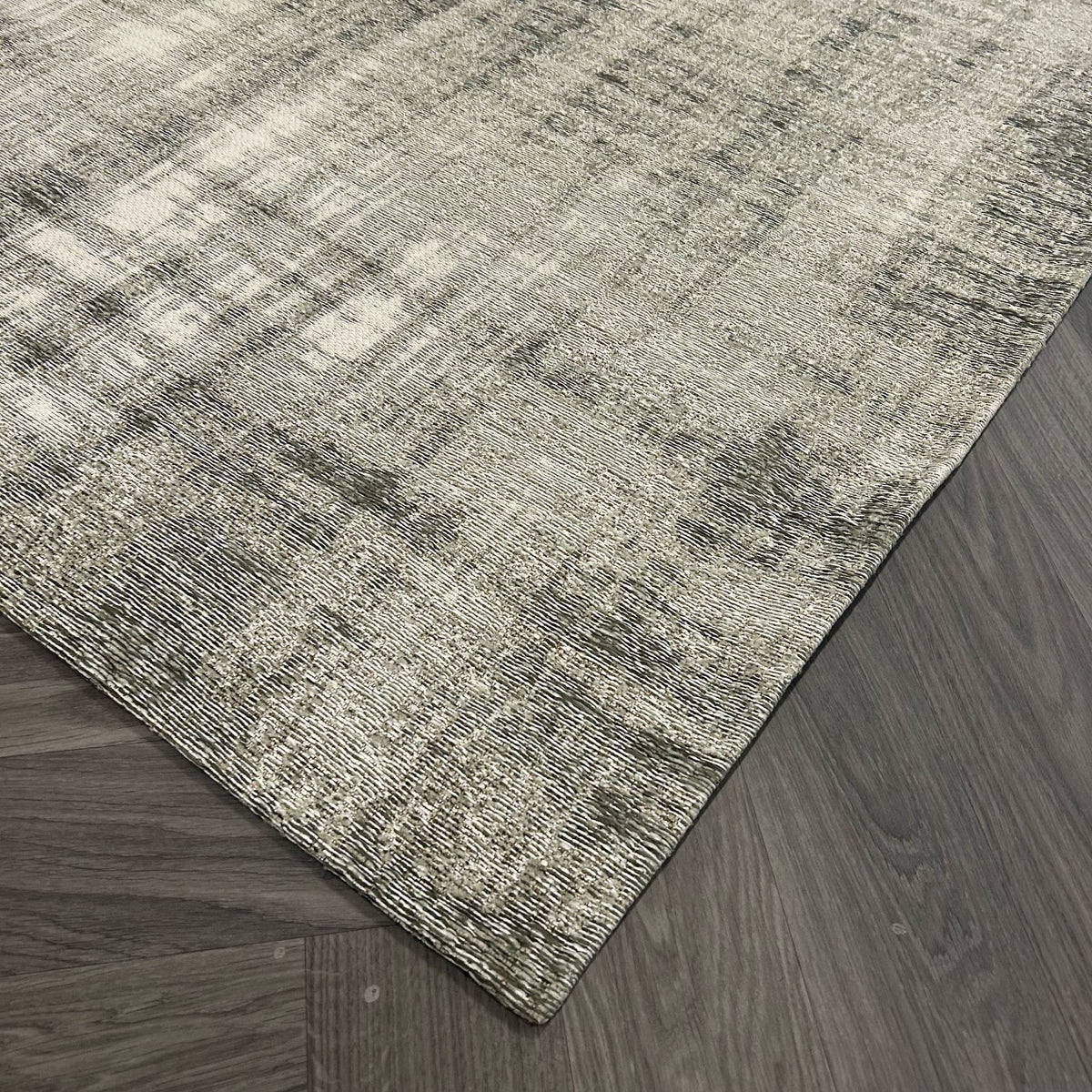 Brinker Grunge Silver Vloerkleed - 170x225cm - QF Living