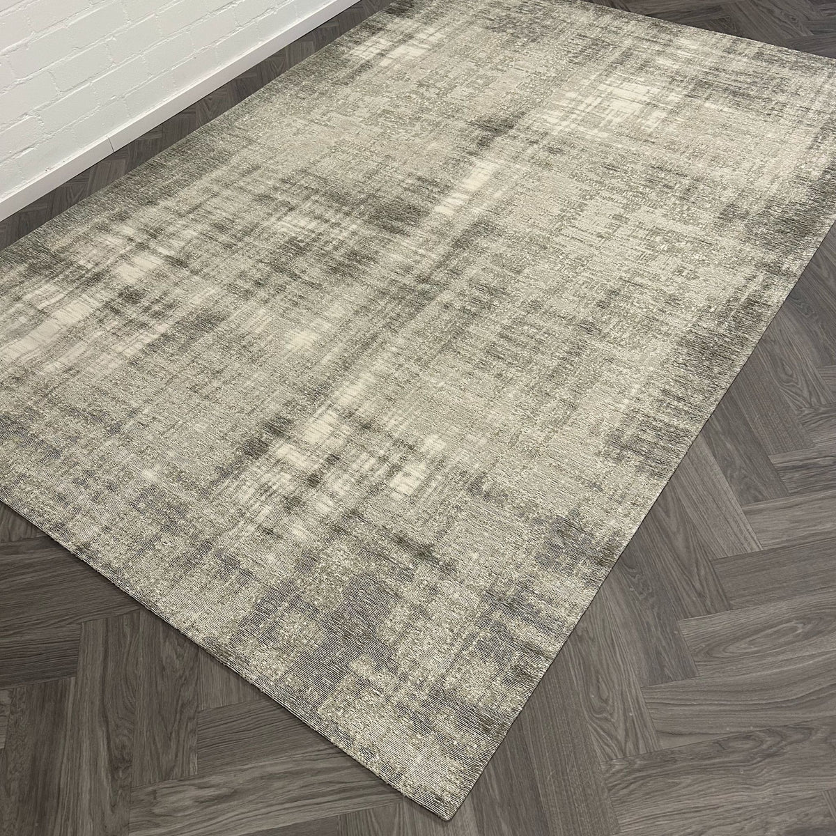 Brinker Grunge Silver Vloerkleed - 170x225cm - QF Living