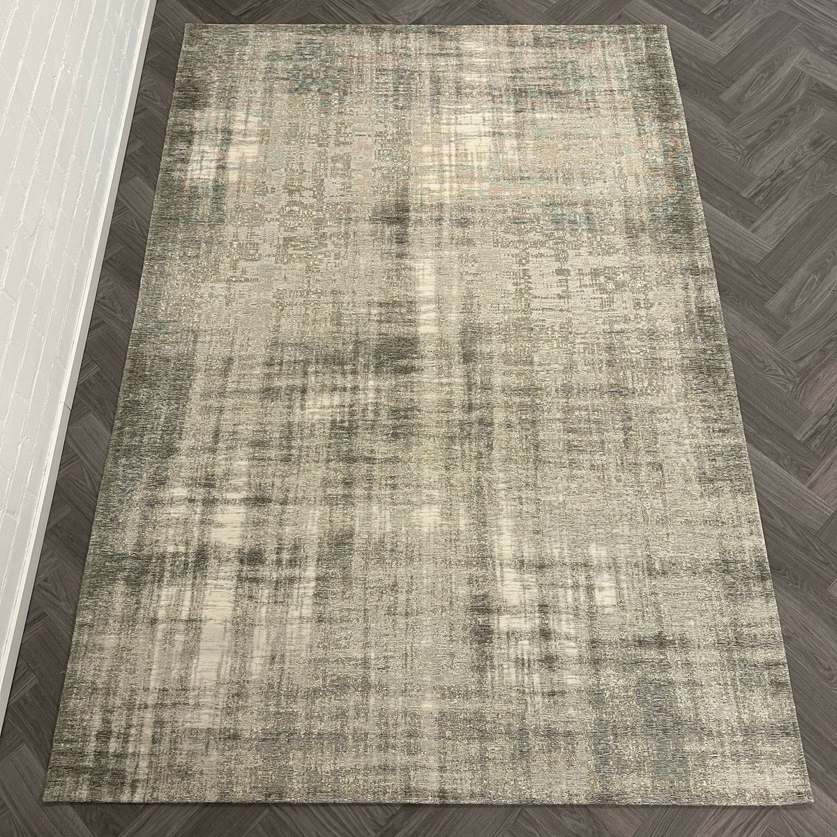 Brinker Grunge Silver Vloerkleed - 170x225cm - QF Living
