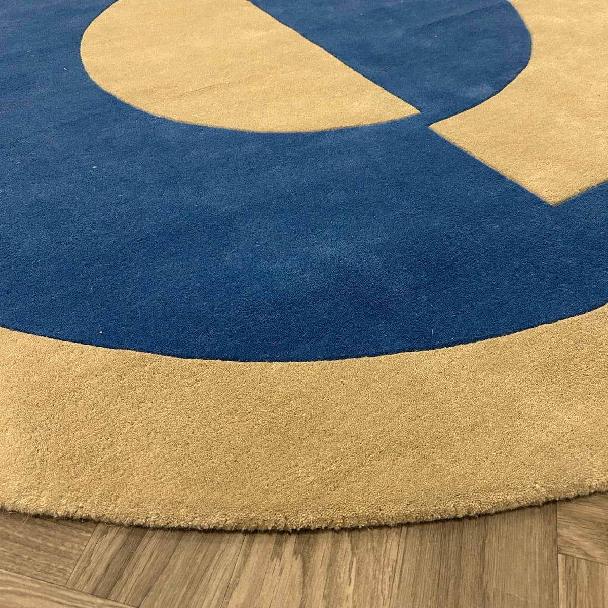 Brinker Handtuffed Blue Gardenia Vloerkleed - 200x200cm - QF Living