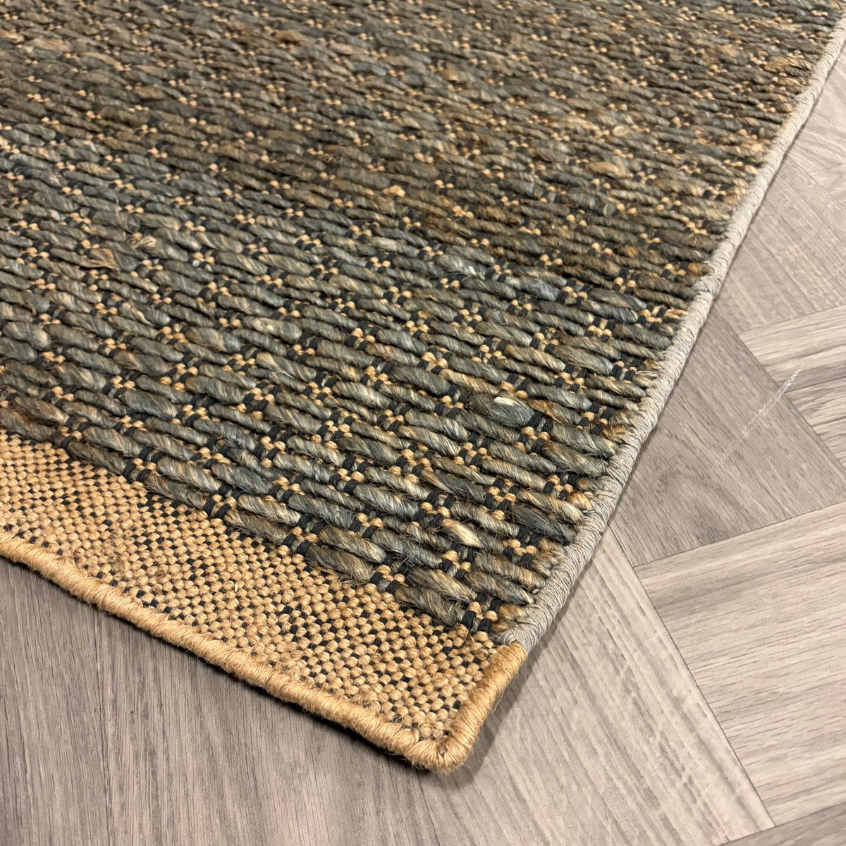 Brinker Jute Crowd Navy Vloerkleed - 200x290cm - QF Living