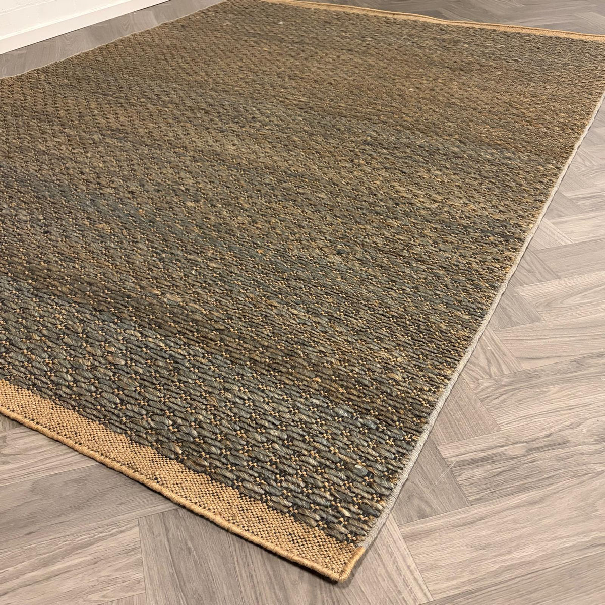 Brinker Jute Crowd Navy Vloerkleed - 200x290cm - QF Living