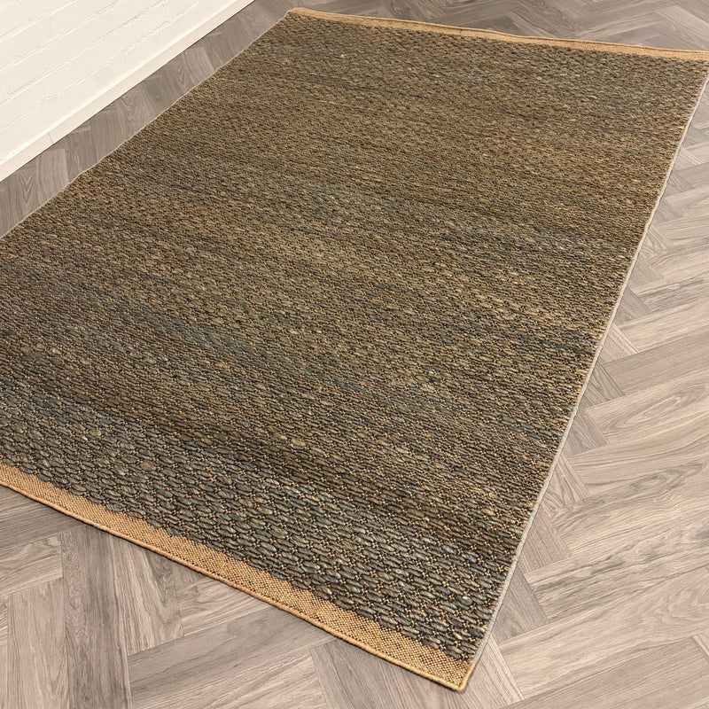 Brinker Jute Crowd Navy Vloerkleed - 200x290cm - QF Living