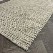 Brinker Kabel Grey Vloerkleed - 170x230cm - QF Living