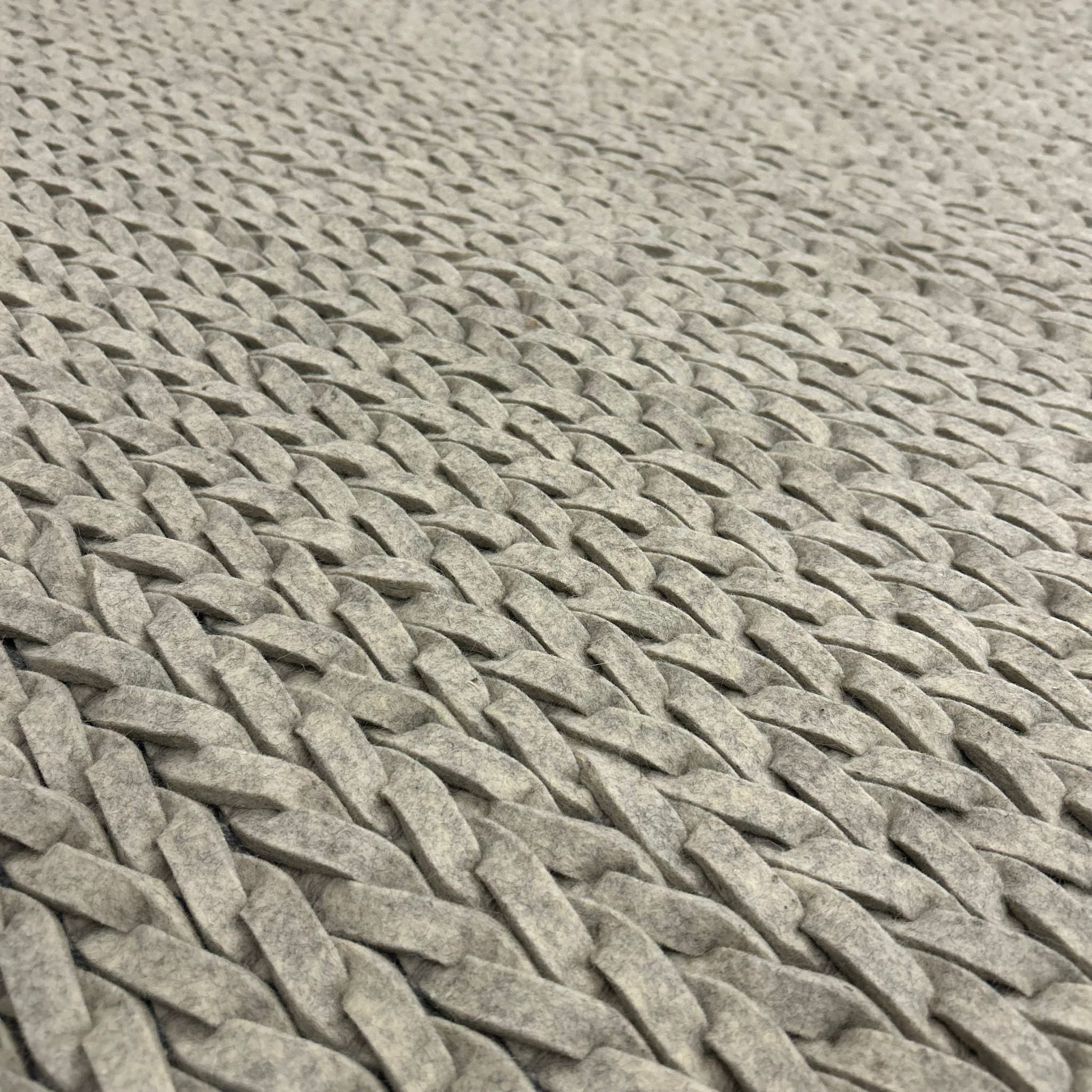 Brinker Kabel Grey Vloerkleed - 170x230cm - QF Living