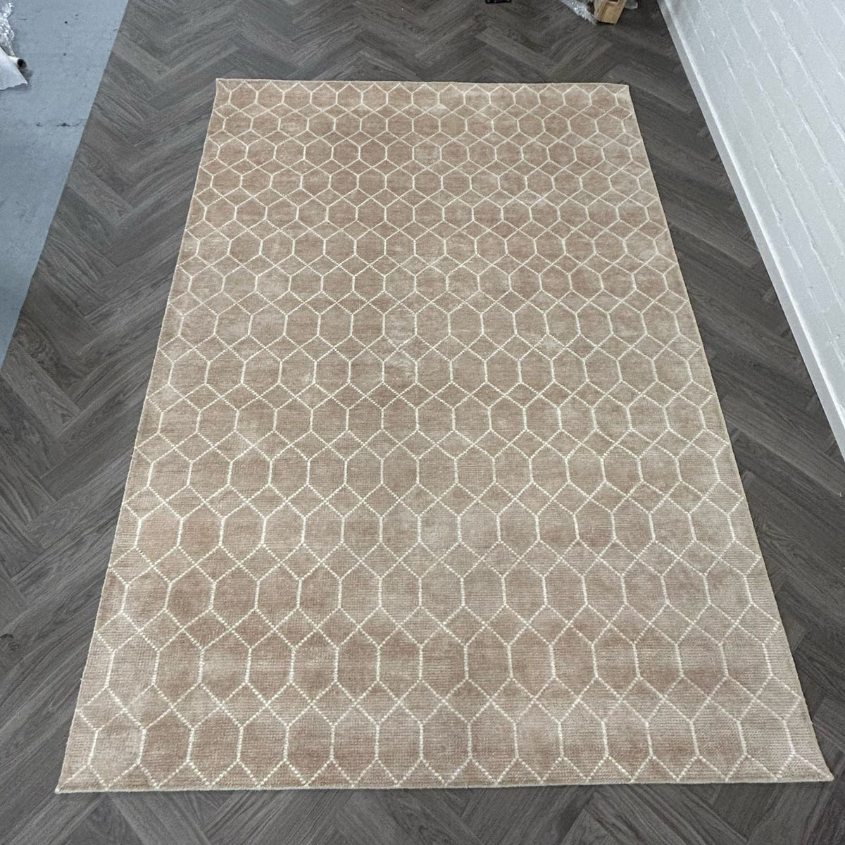 Brinker Laatz Champagne Vloerkleed - 200x300cm - QF Living