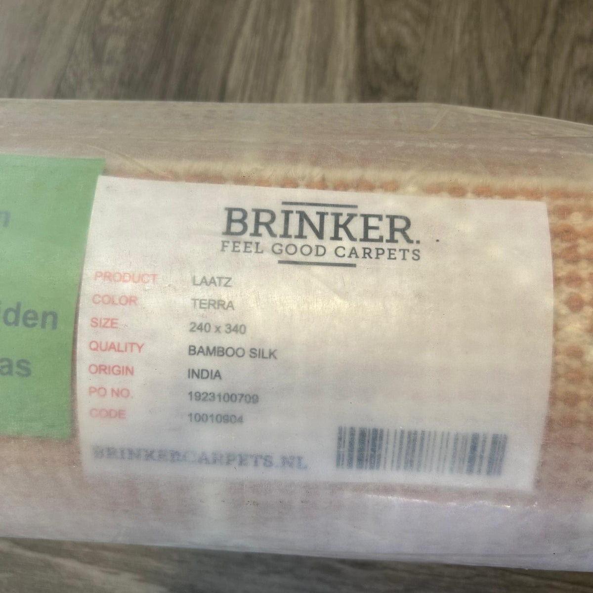 Brinker Laatz Terra Vloerkleed - 240x340cm - QF Living