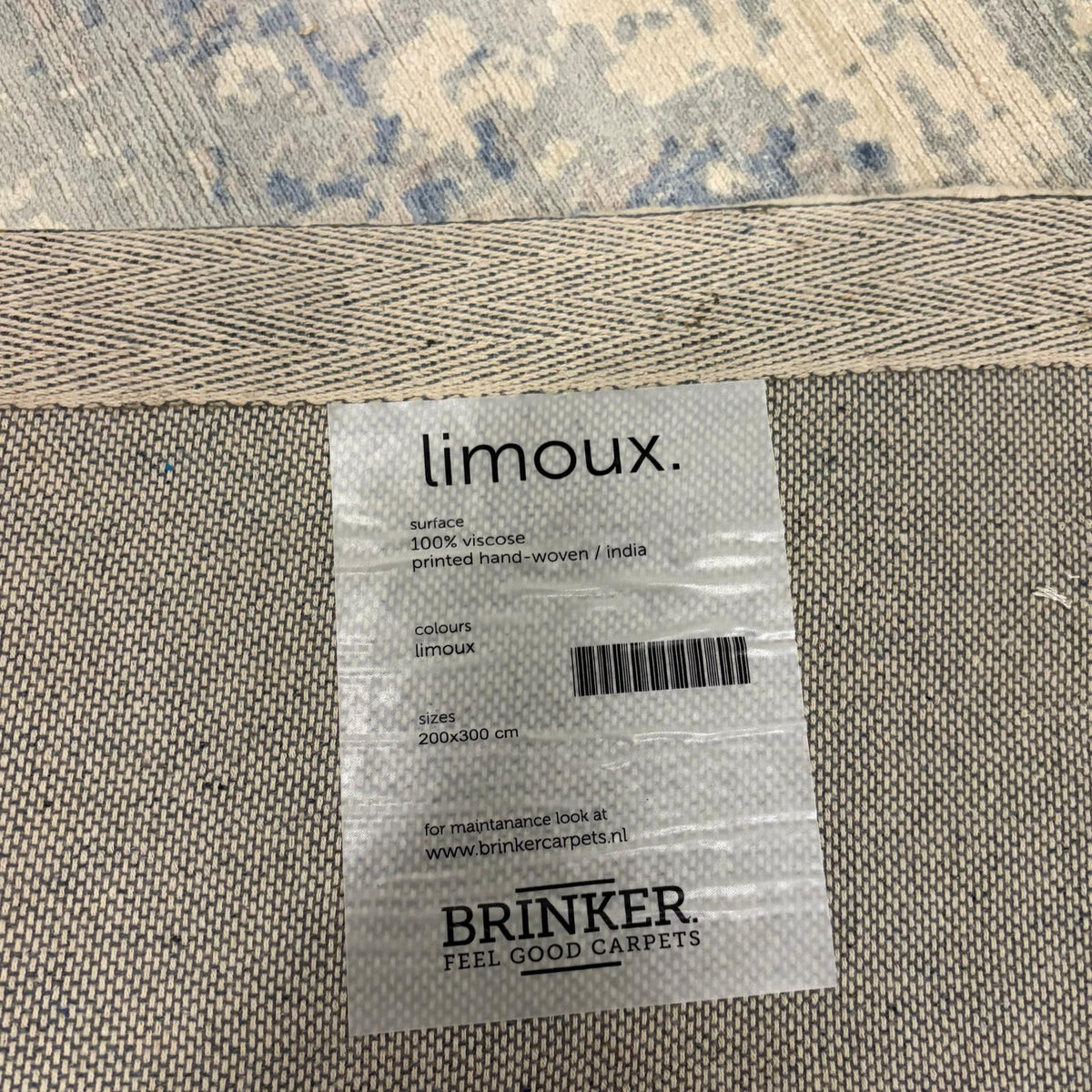 Brinker Limoux Sky Vloerkleed - 200x300cm - QF Living