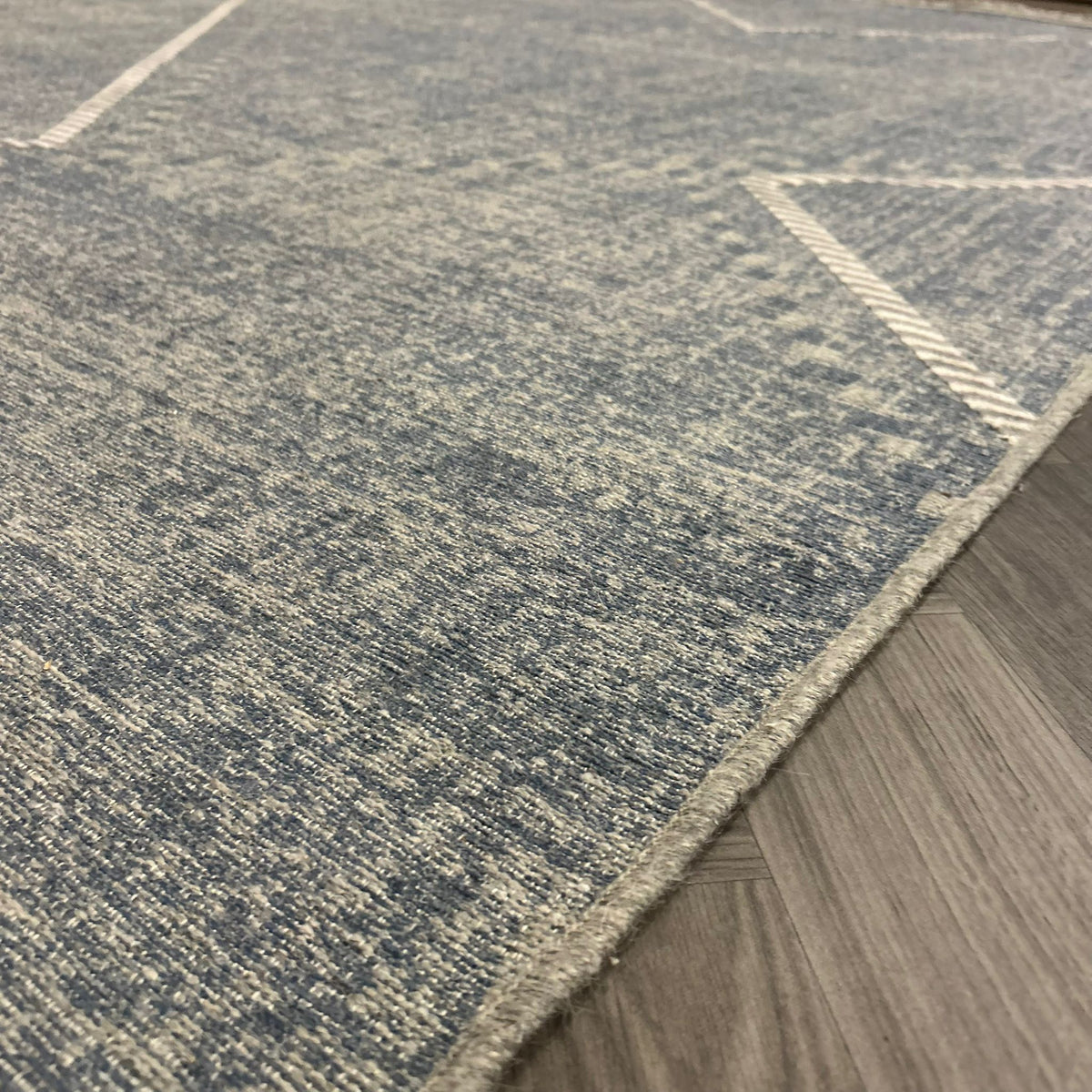 Brinker Linea Dessin 105 Blue Vloerkleed - 200x290cm - QF Living