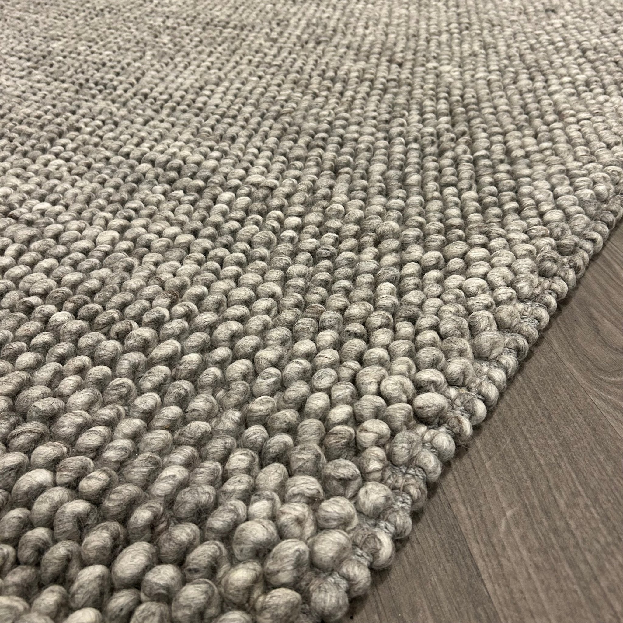 Brinker Loop 2401 Grijs Vloerkleed - 170x230cm - QF Living