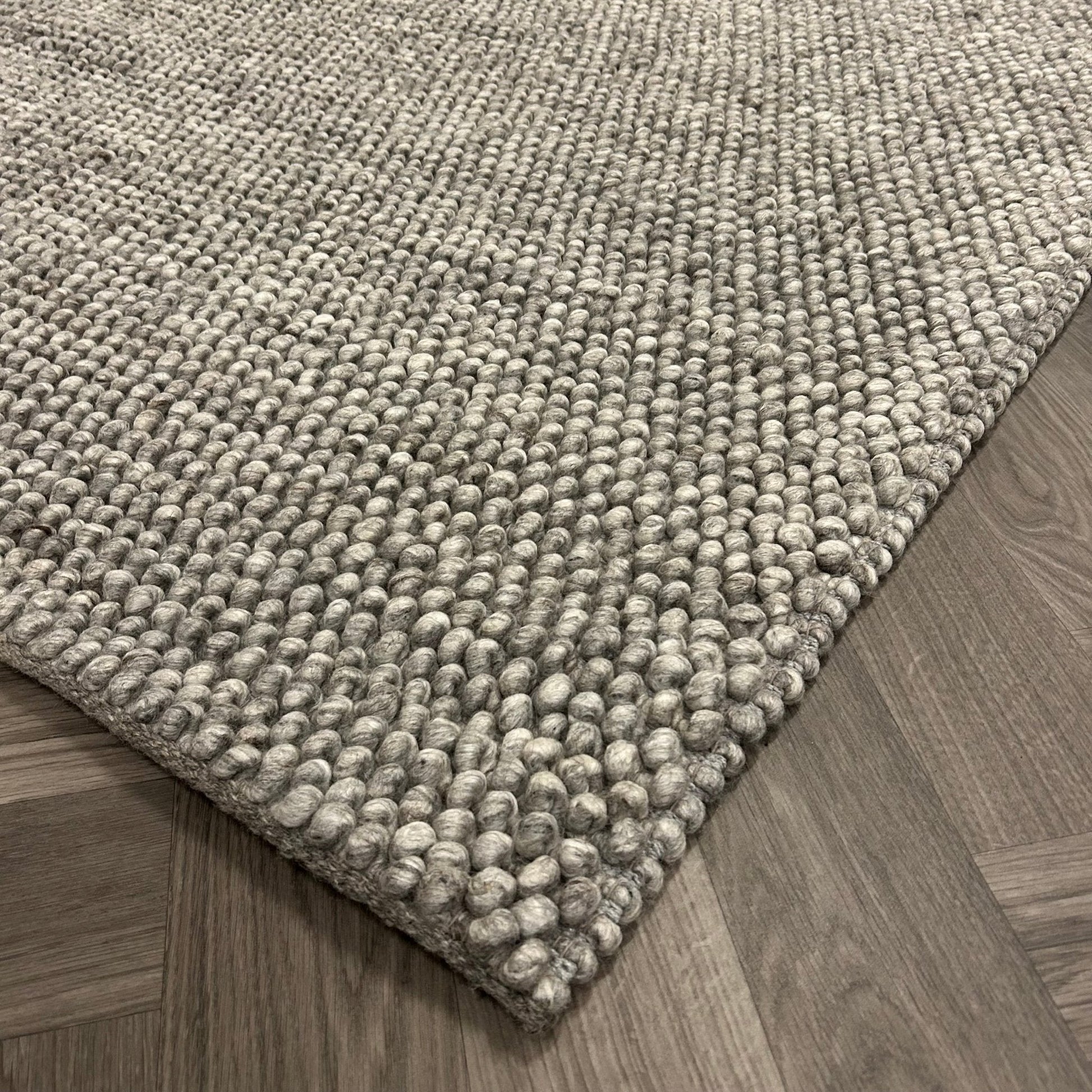 Brinker Loop 2401 Grijs Vloerkleed - 170x230cm - QF Living