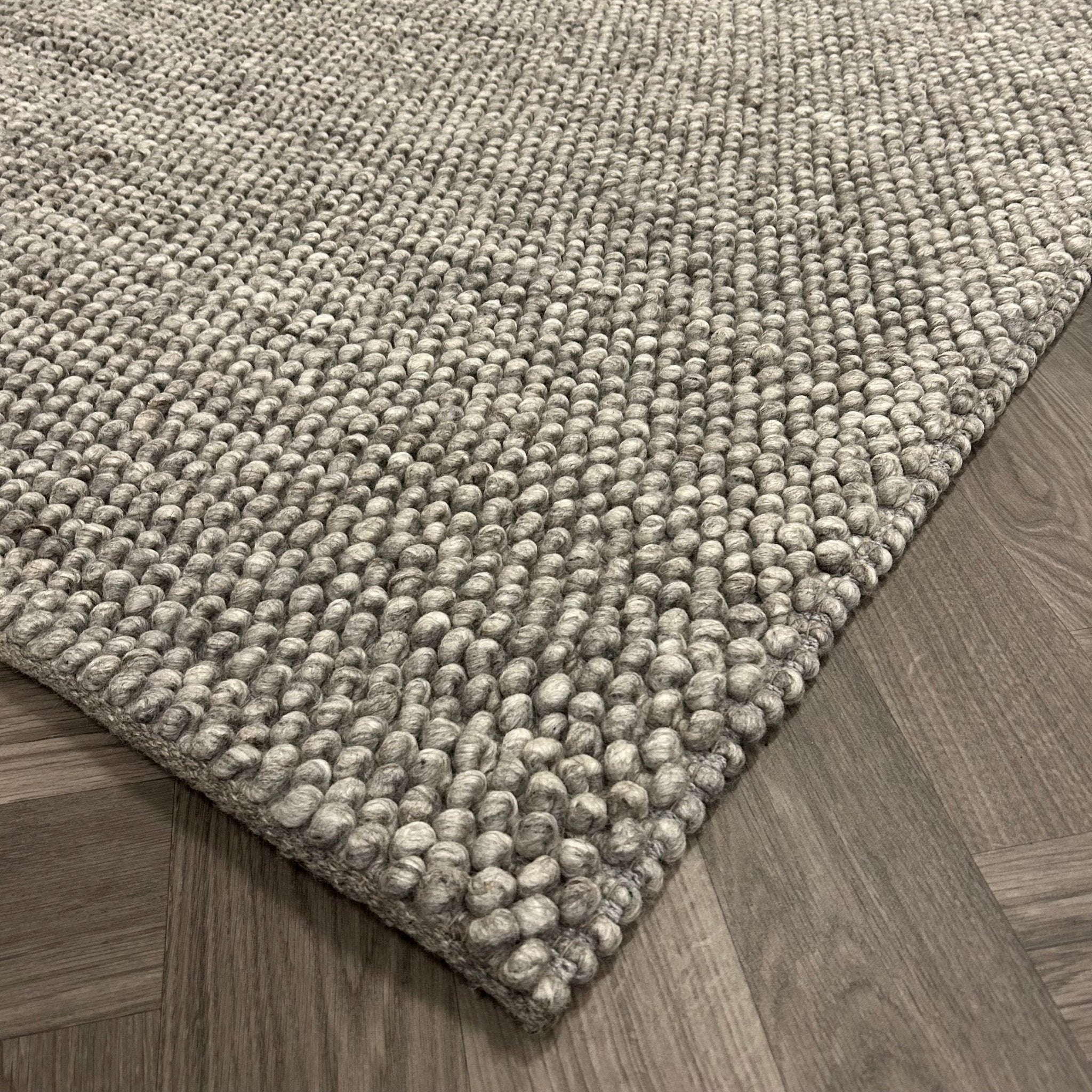 Brinker Loop 2401 Grijs Vloerkleed - 170x230cm - QF Living