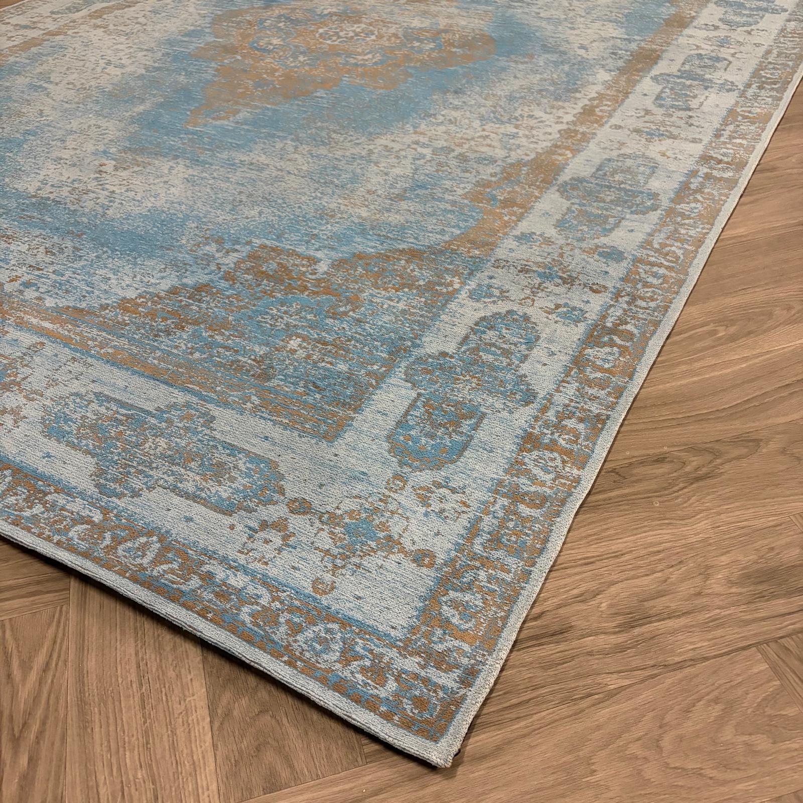 Brinker Lowla Azur Blue 1 - 200x290cm - QF Living