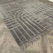 Brinker Overseas Grey Vloerkleed - 170x240cm - QF Living