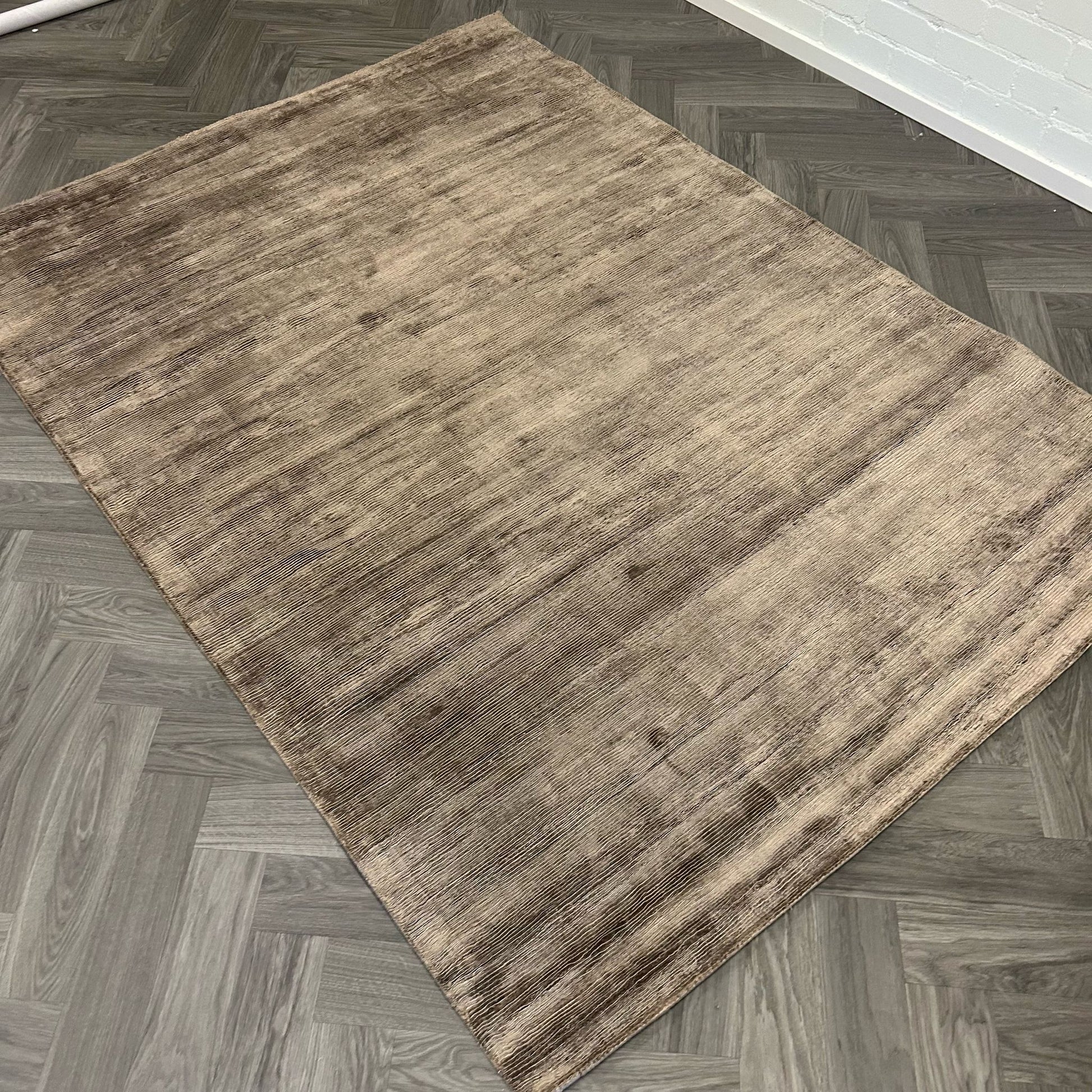 Brinker Oyster Light Brown Vloerkleed - 200x300cm - QF Living