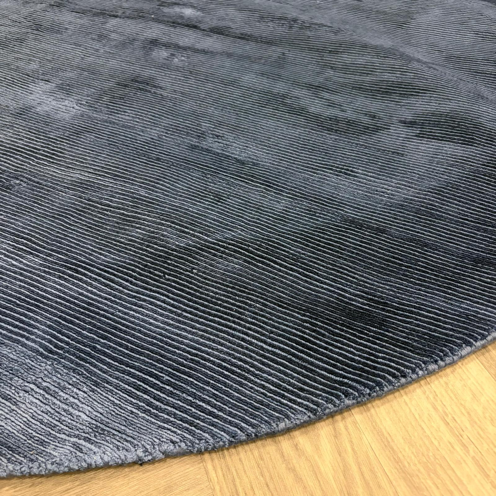 Brinker Oyster Navy Blue Vloerkleed - 200x200cm - QF Living