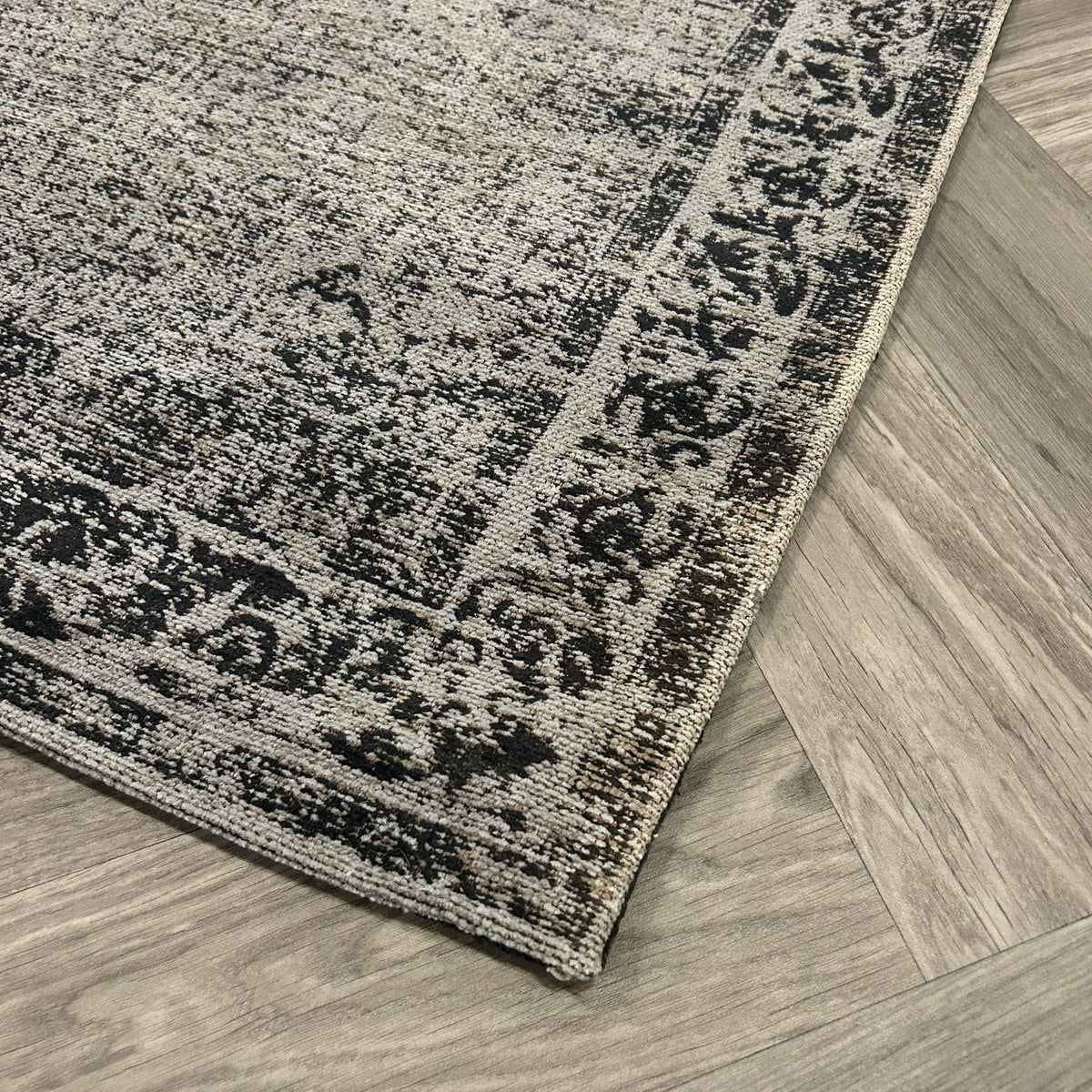 Brinker Pinkpop Dark Ash Vloerkleed - 70x140cm - QF Living