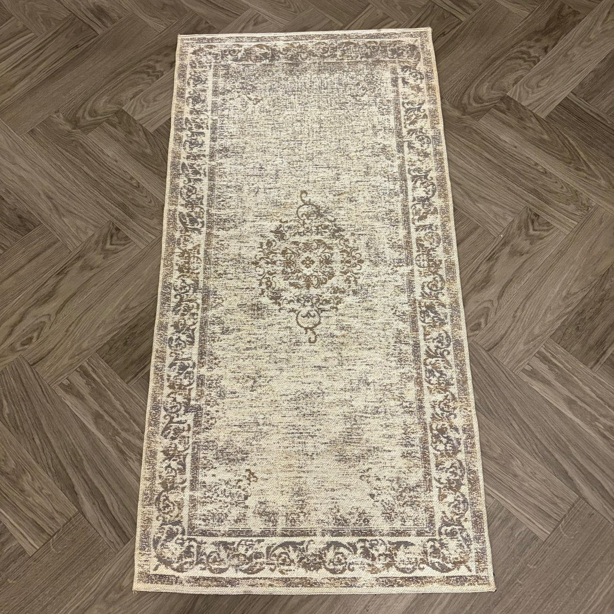 Brinker Pinkpop Sand Vloerkleed - 70x140cm - QF Living
