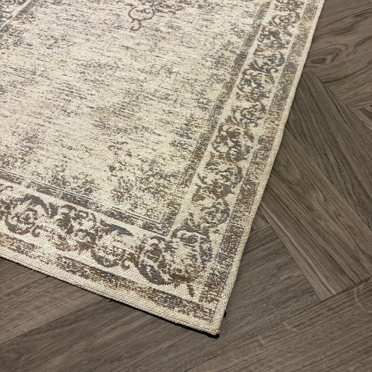 Brinker Pinkpop Sand Vloerkleed - 70x140cm - QF Living
