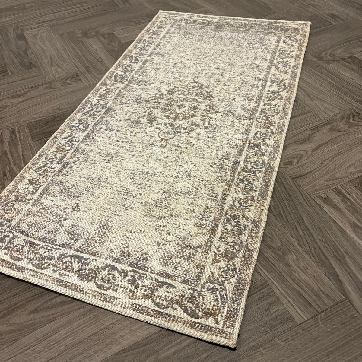 Brinker Pinkpop Sand Vloerkleed - 70x140cm - QF Living
