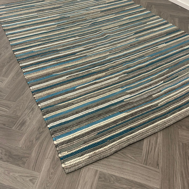 Brinker Rockwretcher Blue Mix Vloerkleed - 160x230cm - QF Living