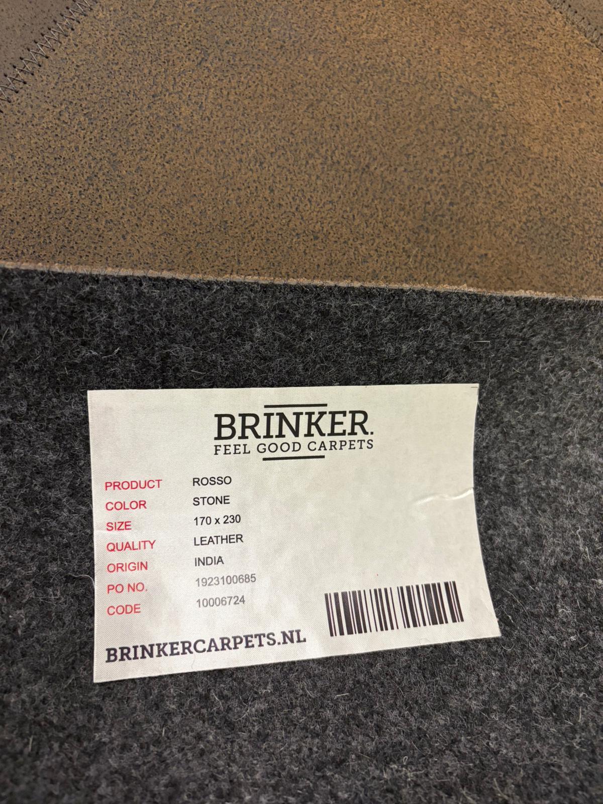 Brinker Rosso Stone Vloerkleed - 170x230cm - QF Living