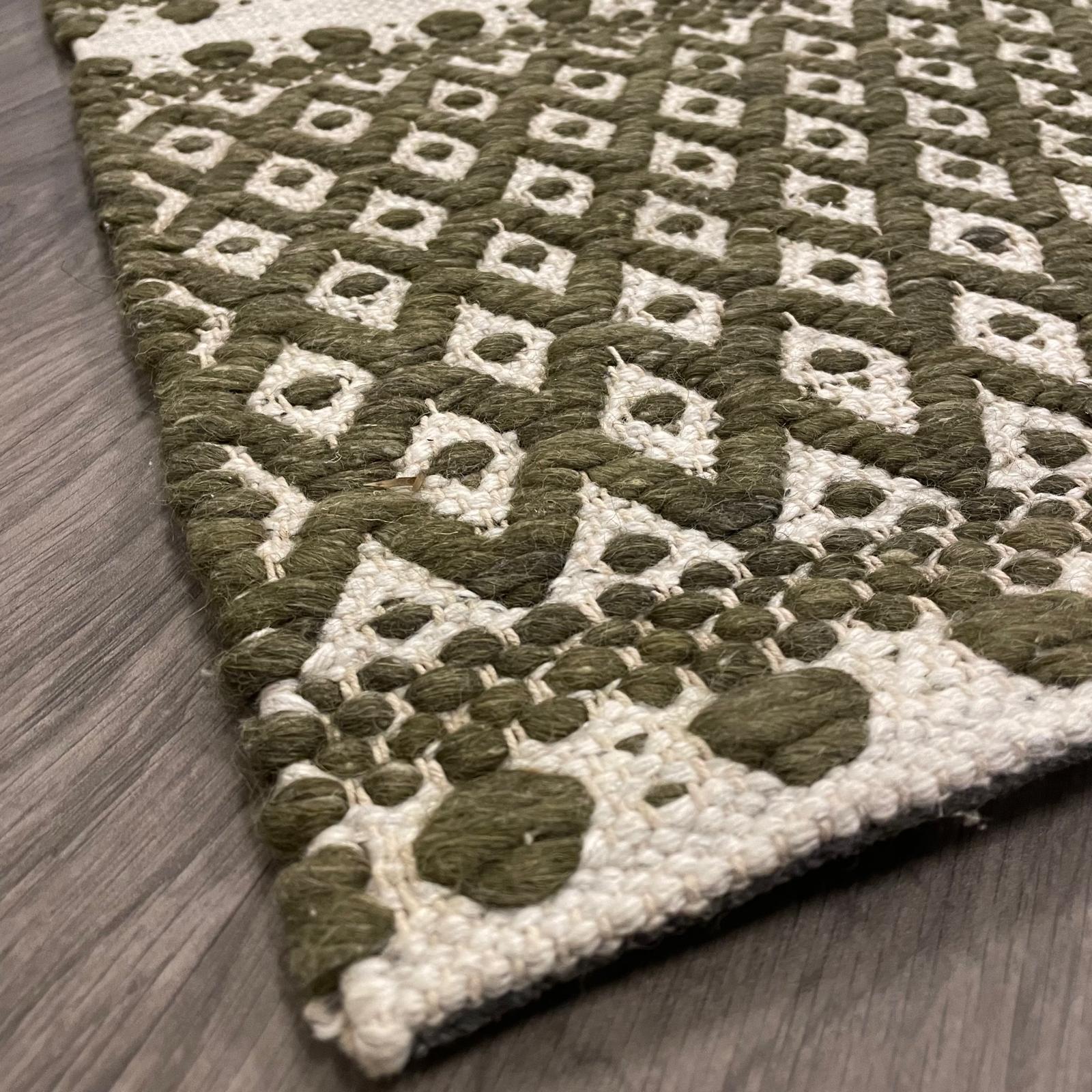 Brinker Saint Army Green Vloerkleed - 170x230cm - QF Living