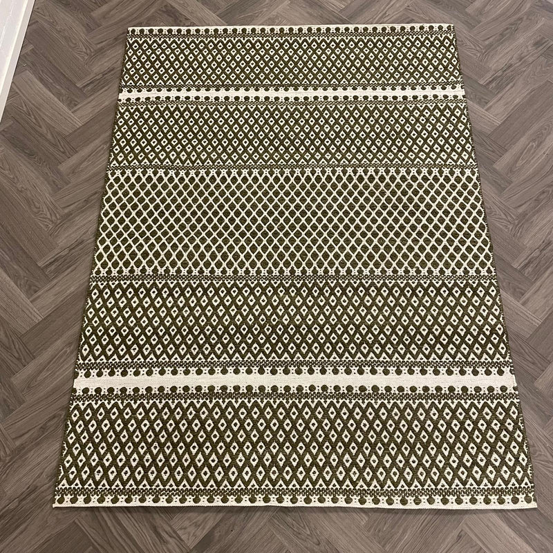 Brinker Saint Army Green Vloerkleed - 170x230cm - QF Living