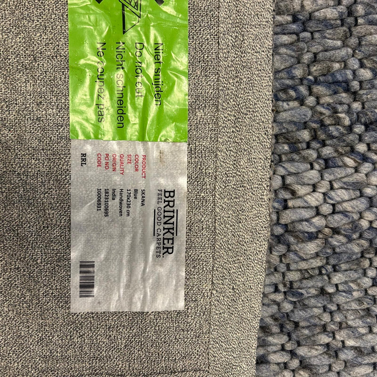 Brinker Skana Blue Vloerkleed - 170x230cm - QF Living