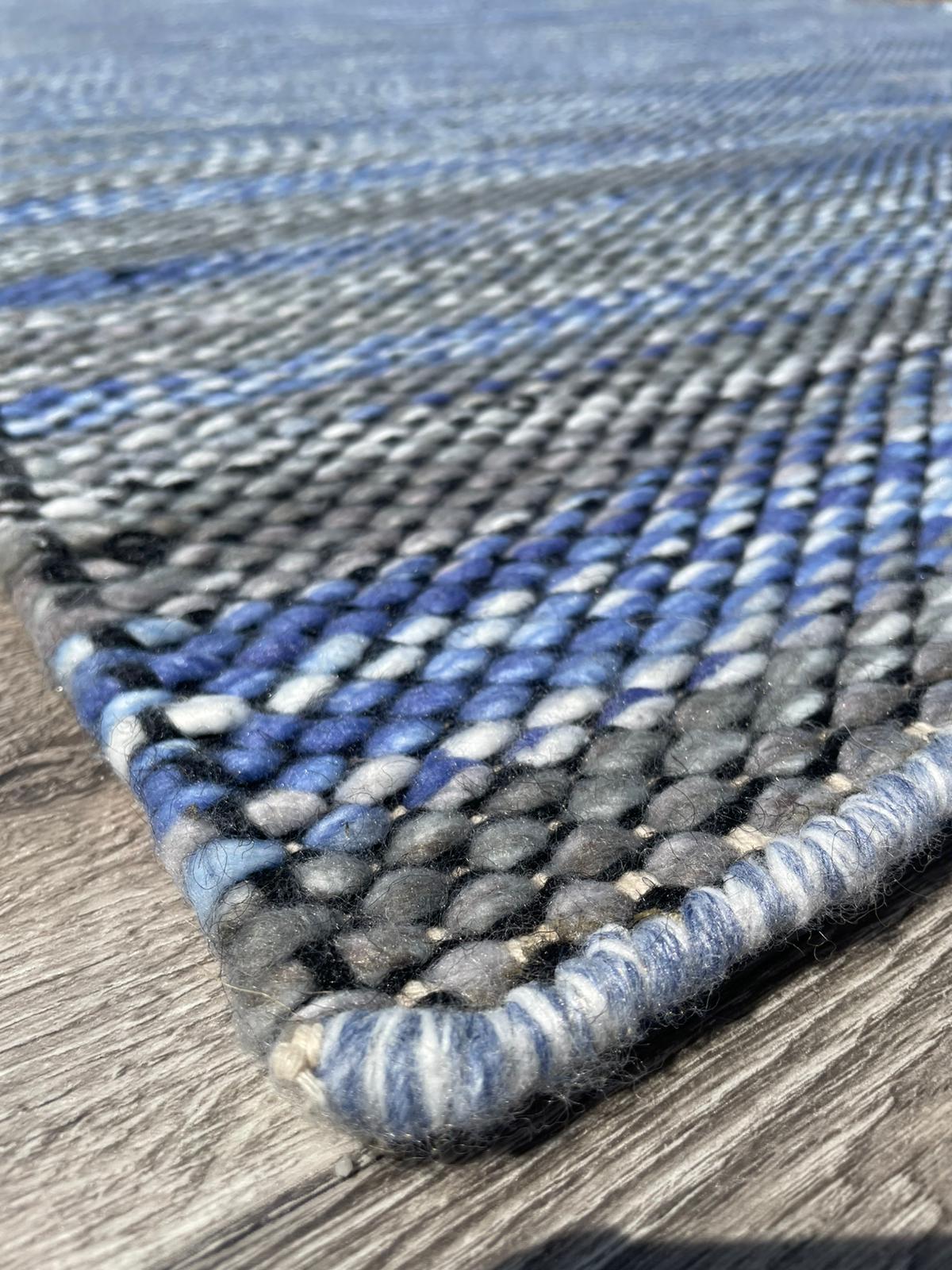 Brinker Spotlight Blue Multi Vloerkleed - 200x290cm - QF Living